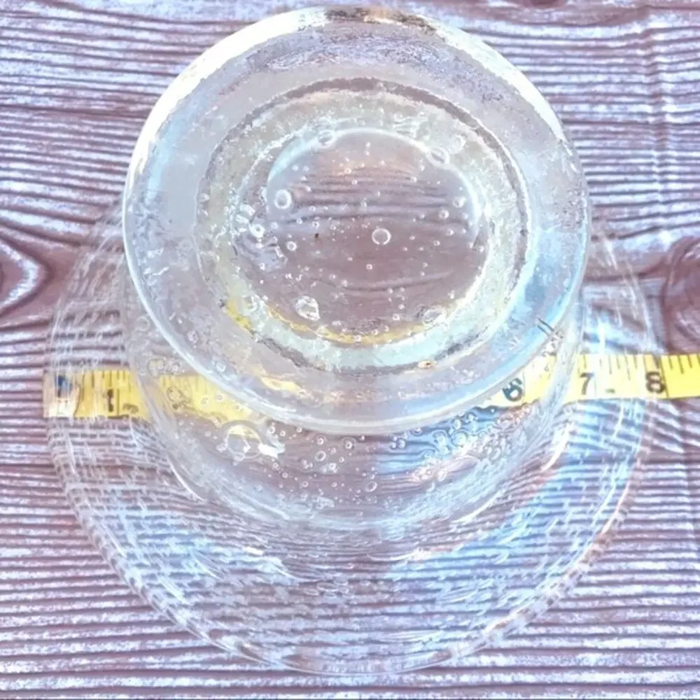 Vintage Princess House Crystal Bubble Glass Bowl EUC